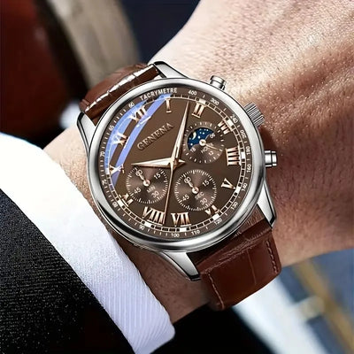 Montre à quartz de luxe pour homme GAIETY